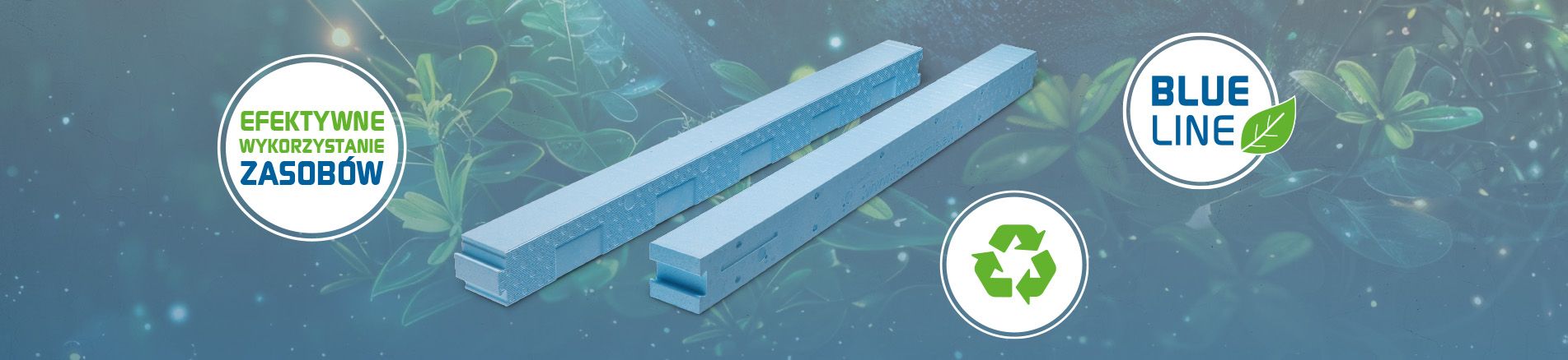 SYSTEM MONTAŻOWY W ZEWNĘTRZNEJ WARSTWIE IZOLACJI CIEPLNEJ WYKONANY W 100% Z MATERIAŁU POCHODZĄCEGO Z RECYKLINGU