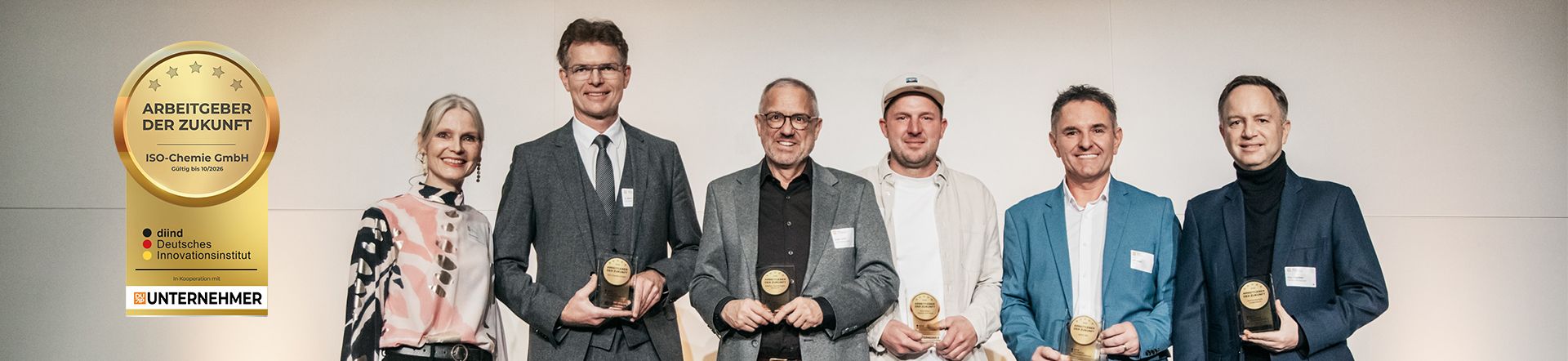 ISO-CHEMIE REÇOIT LE LABEL « EMPLOYEUR DE L'AVENIR »