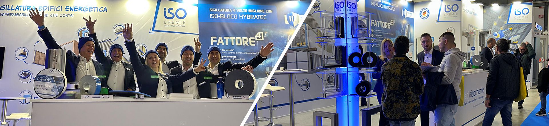 ISO-CHEMIE ALLA MADE EXPO: FOCUS SU FATTORE4, ISO-BLOCO HYBRATEC E IL PLUS X AWARD