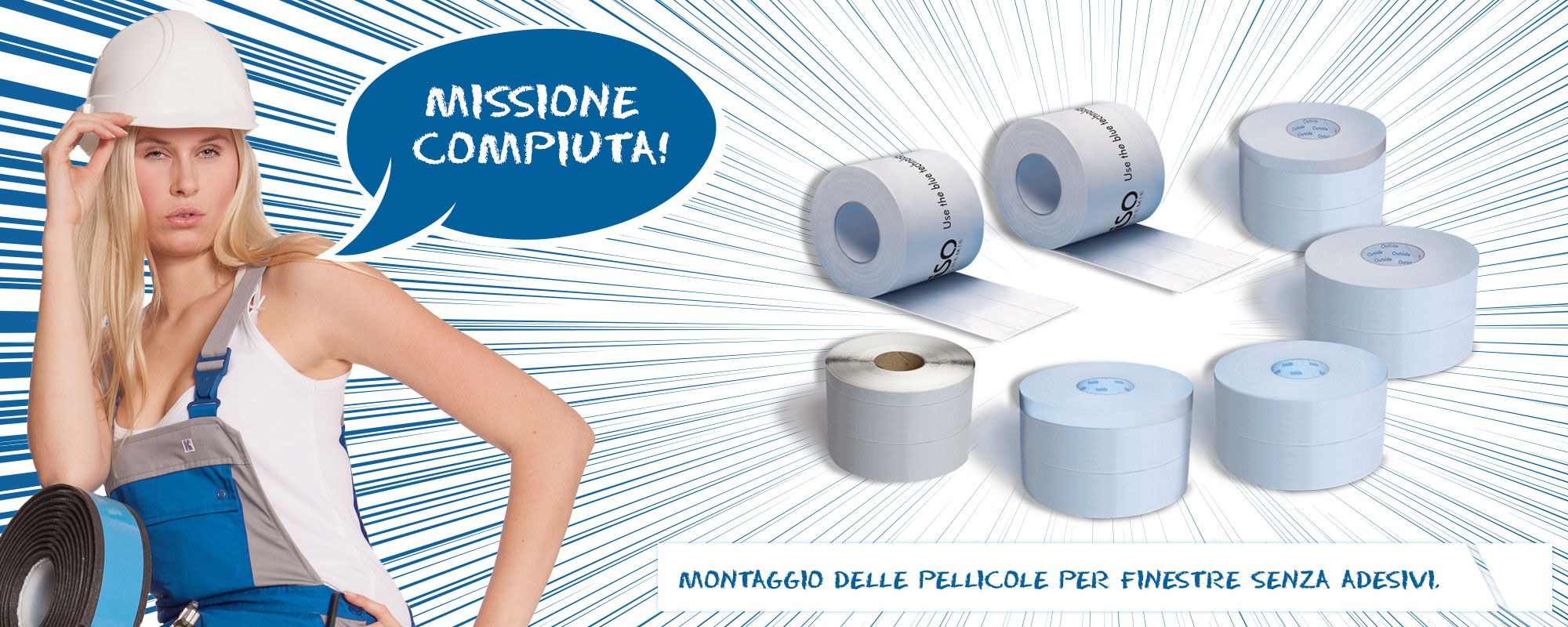 MISSIONE COMPIUTA! PELLICOLE DI RACCORDO PER FINESTRE SENZA ADESIVI DI MONTAGGIO