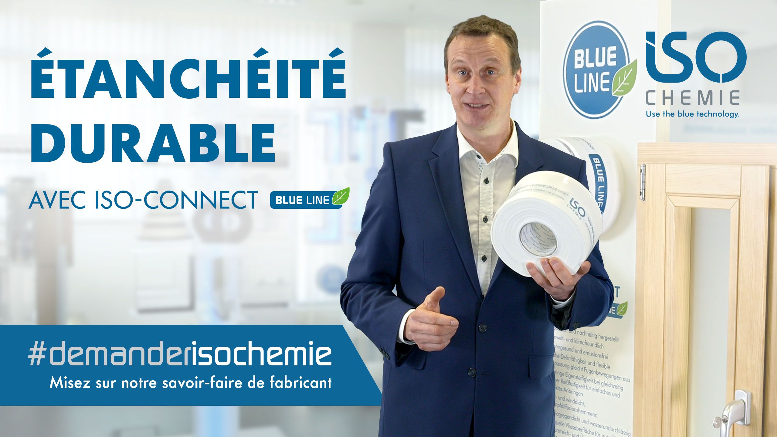 ISO-CONNECT „BLUE LINE“ – Étanchéification biosourcée, à base de matières premières renouvelables 