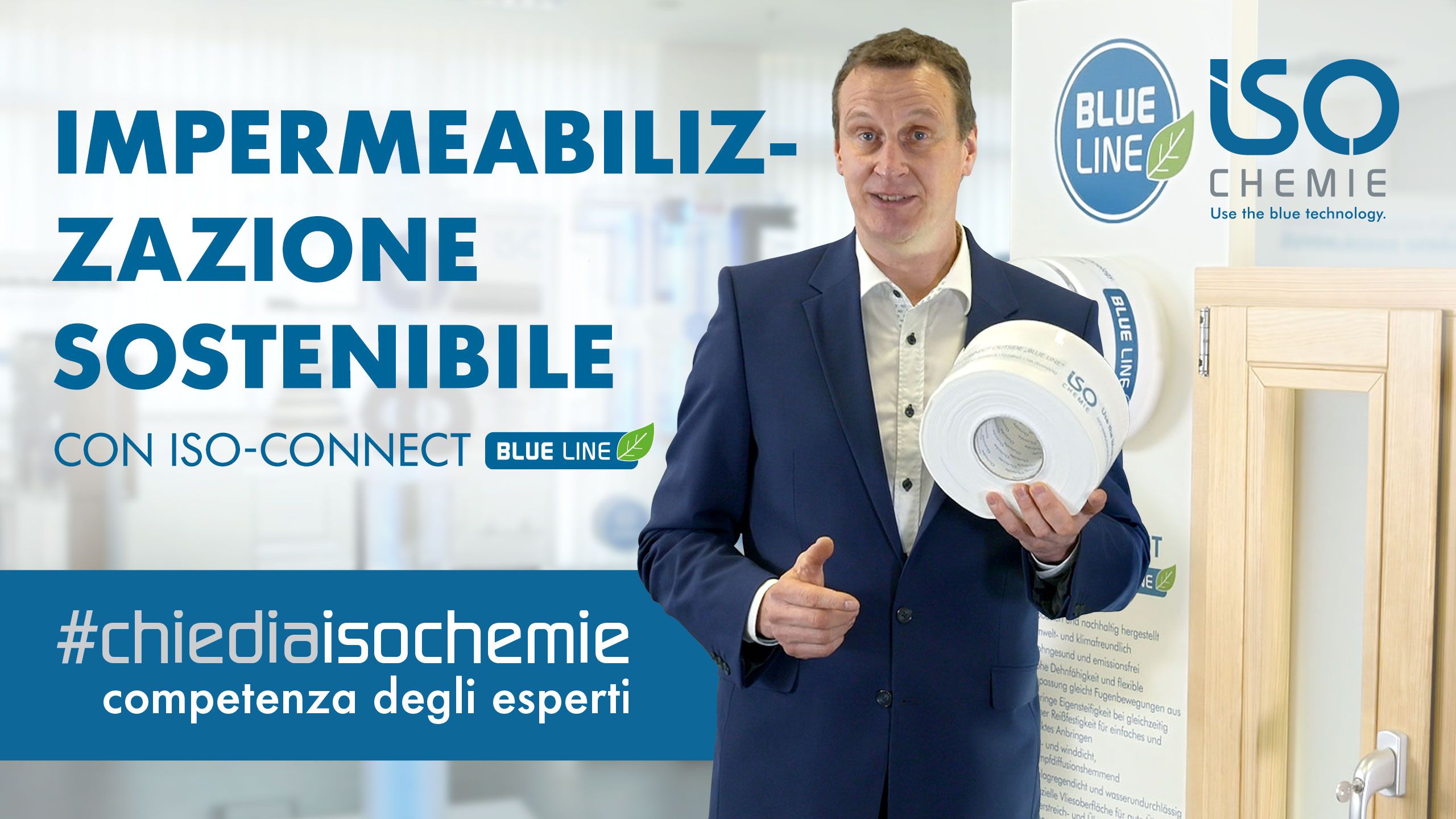 ISO-CONNECT INSIDE e OUTSIDE „BLUE LINE” - Per un’impermeabilizzazione ecosostenibile delle finestre