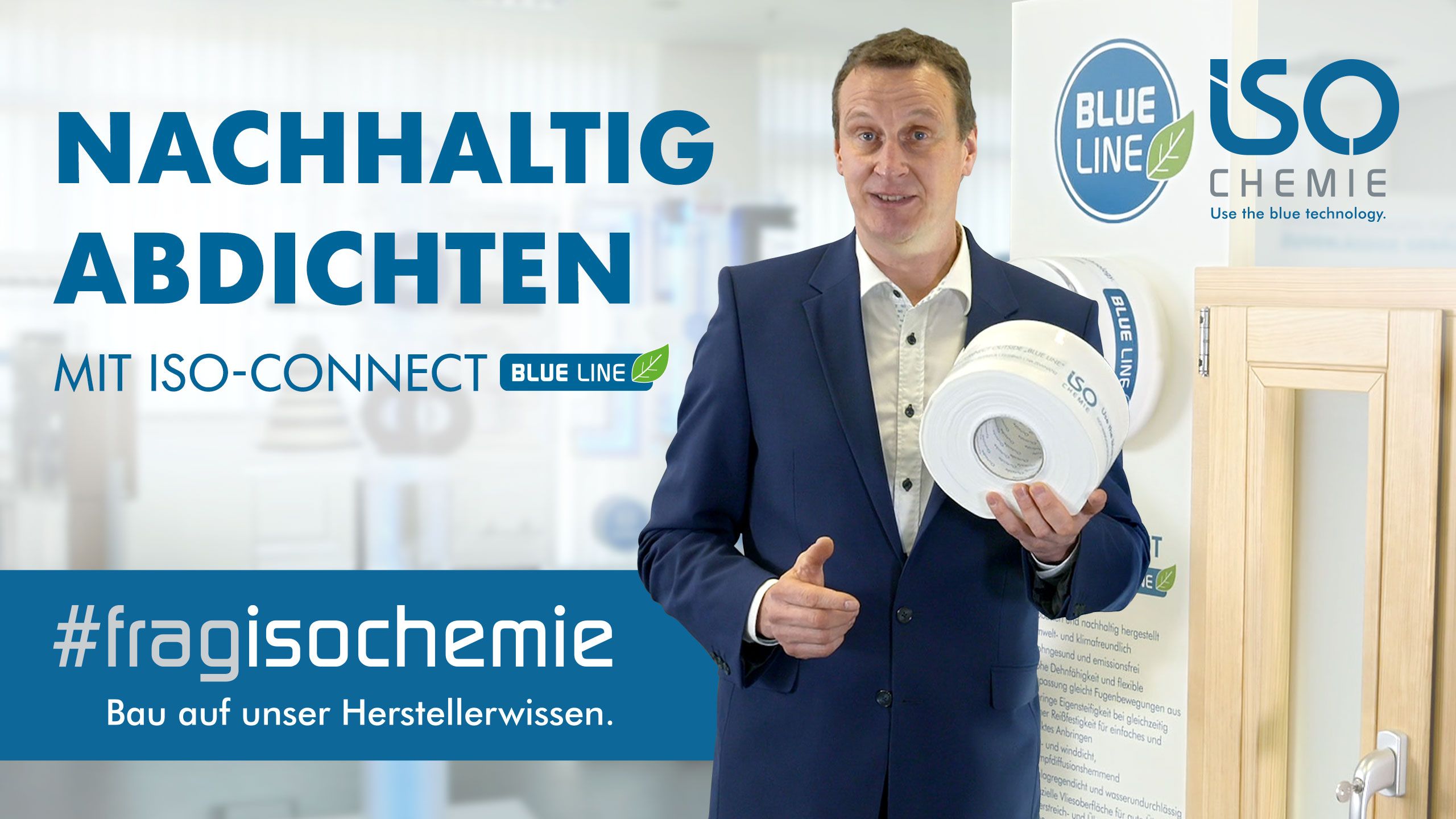 ISO-CONNECT INSIDE & OUTSIDE „BLUE LINE“ – Biobasierte Fensterabdichtung aus nachwachsenden Rohstoffen