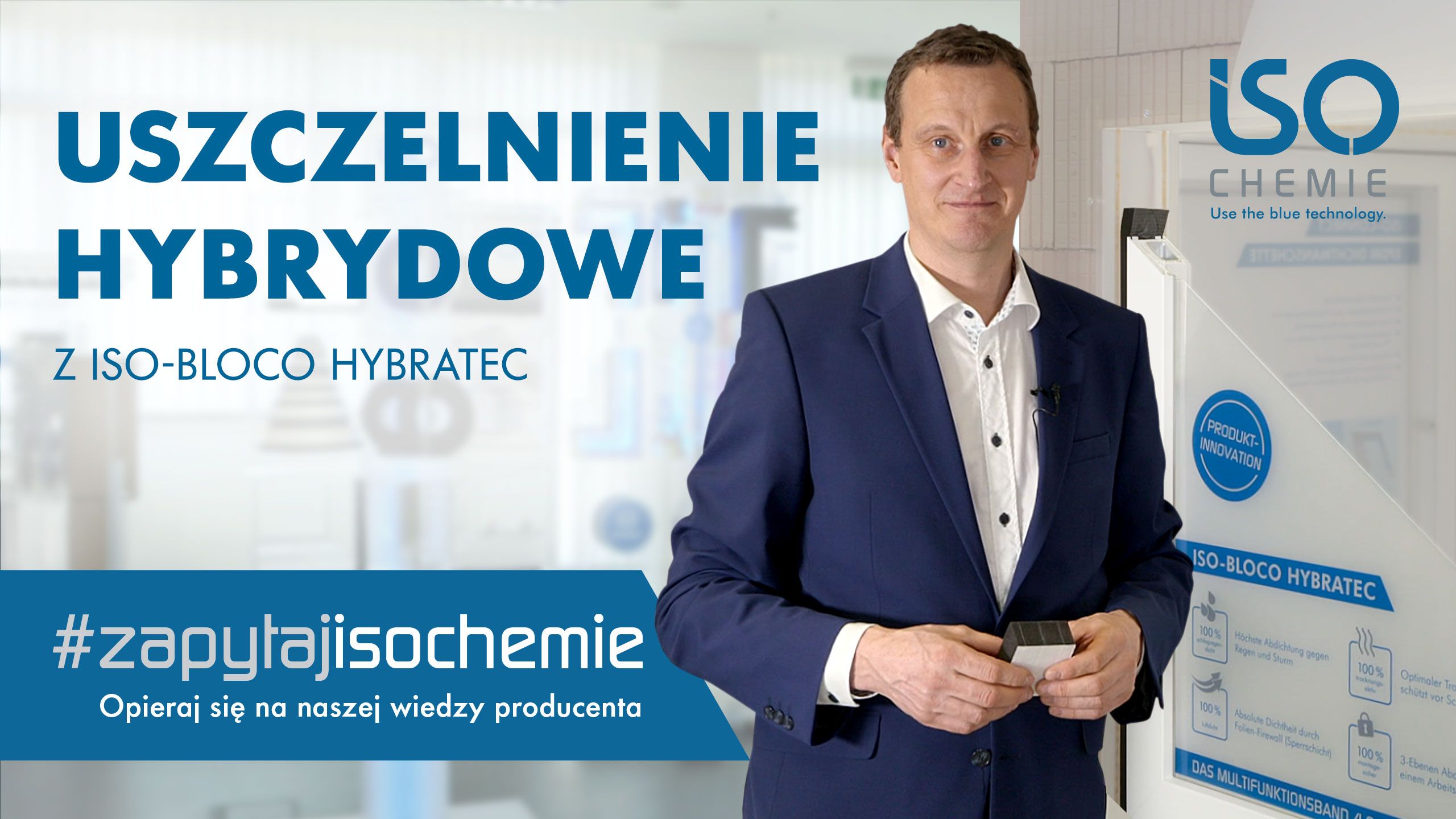 ISO-BLOCO HYBRATEC - taśmy wielofunkcyjnej 4.0 ze zintegrowanymi zaporami foliowymi