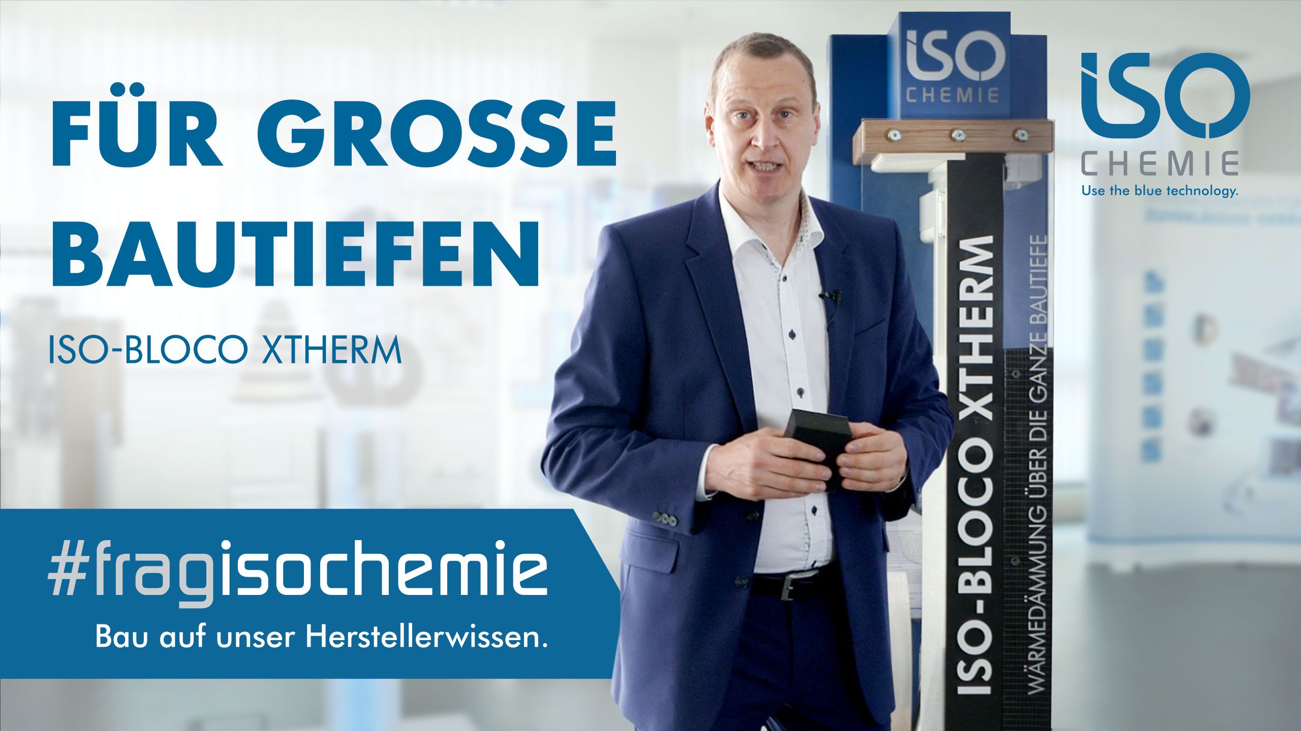 ISO-BLOCO XTHERM – Schall- und Wärmedämmung bei Bauteilen mit großer Rahmenbautiefe