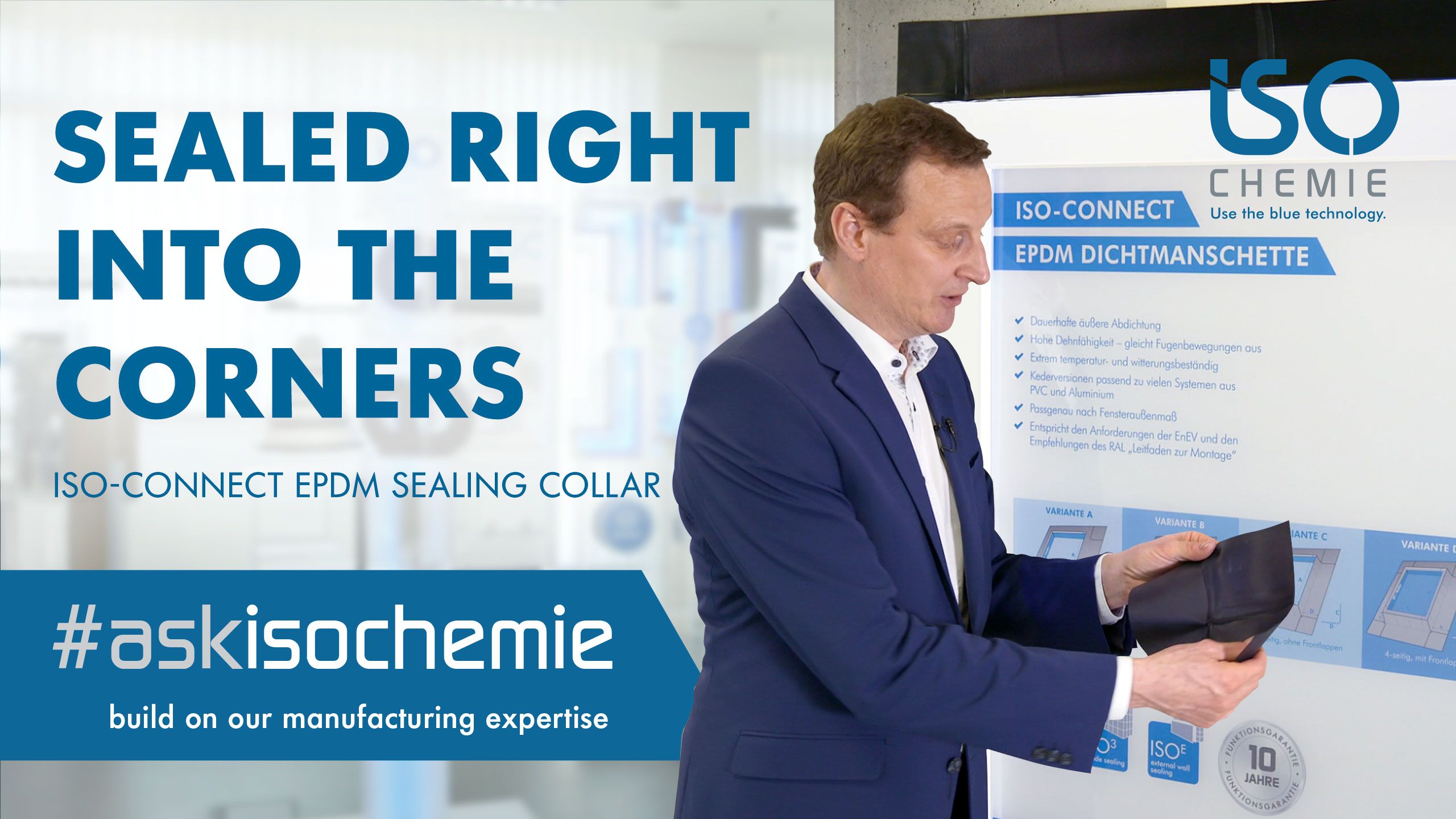 ISO-CONNECT EPDM SEALING COLLAR – versatile and proven sealing foil 
