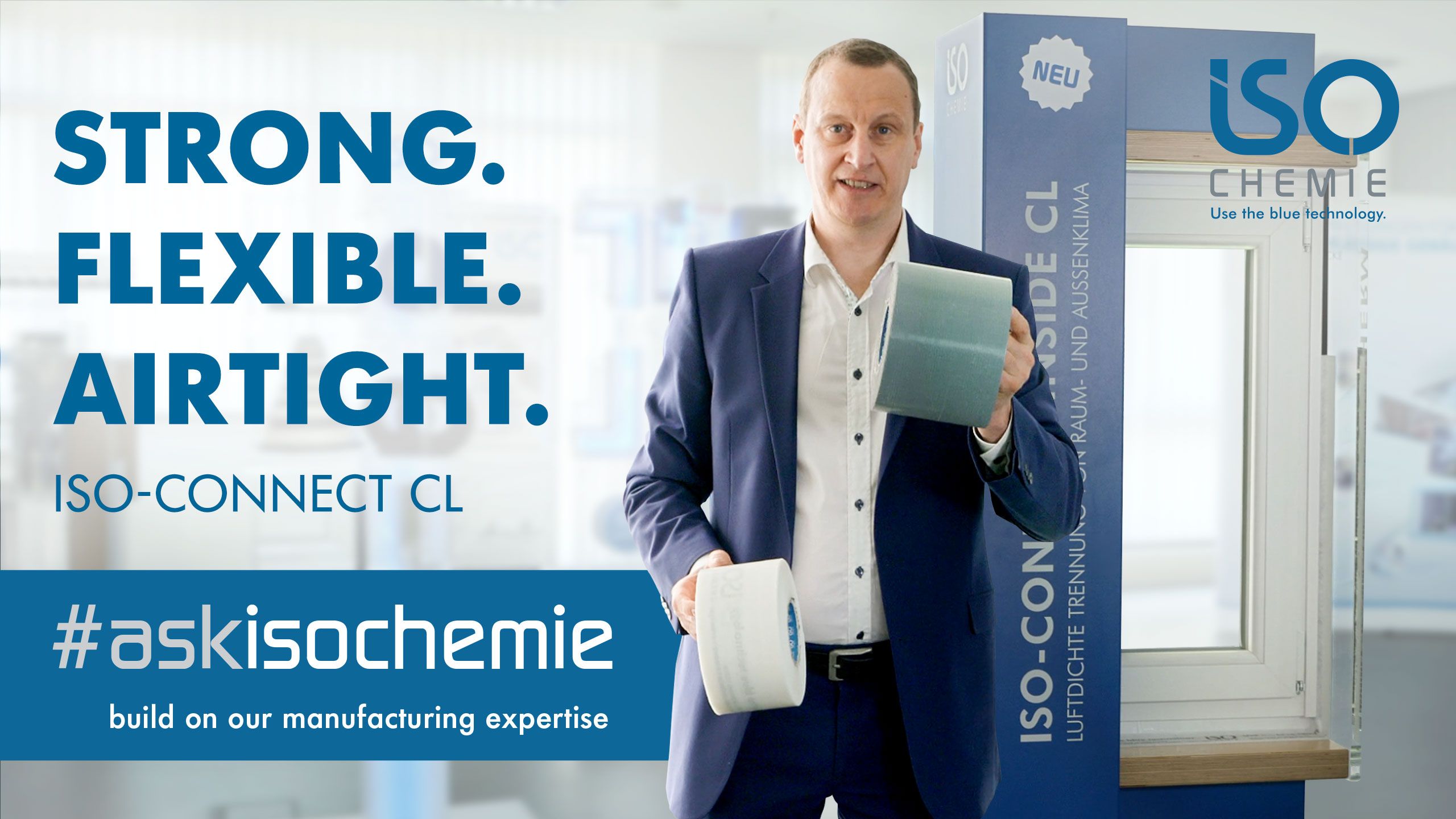 ISO-CONNECT INSIDE and OUTSIDE CL – Extremely flexible and stretchable foils for inside and outside