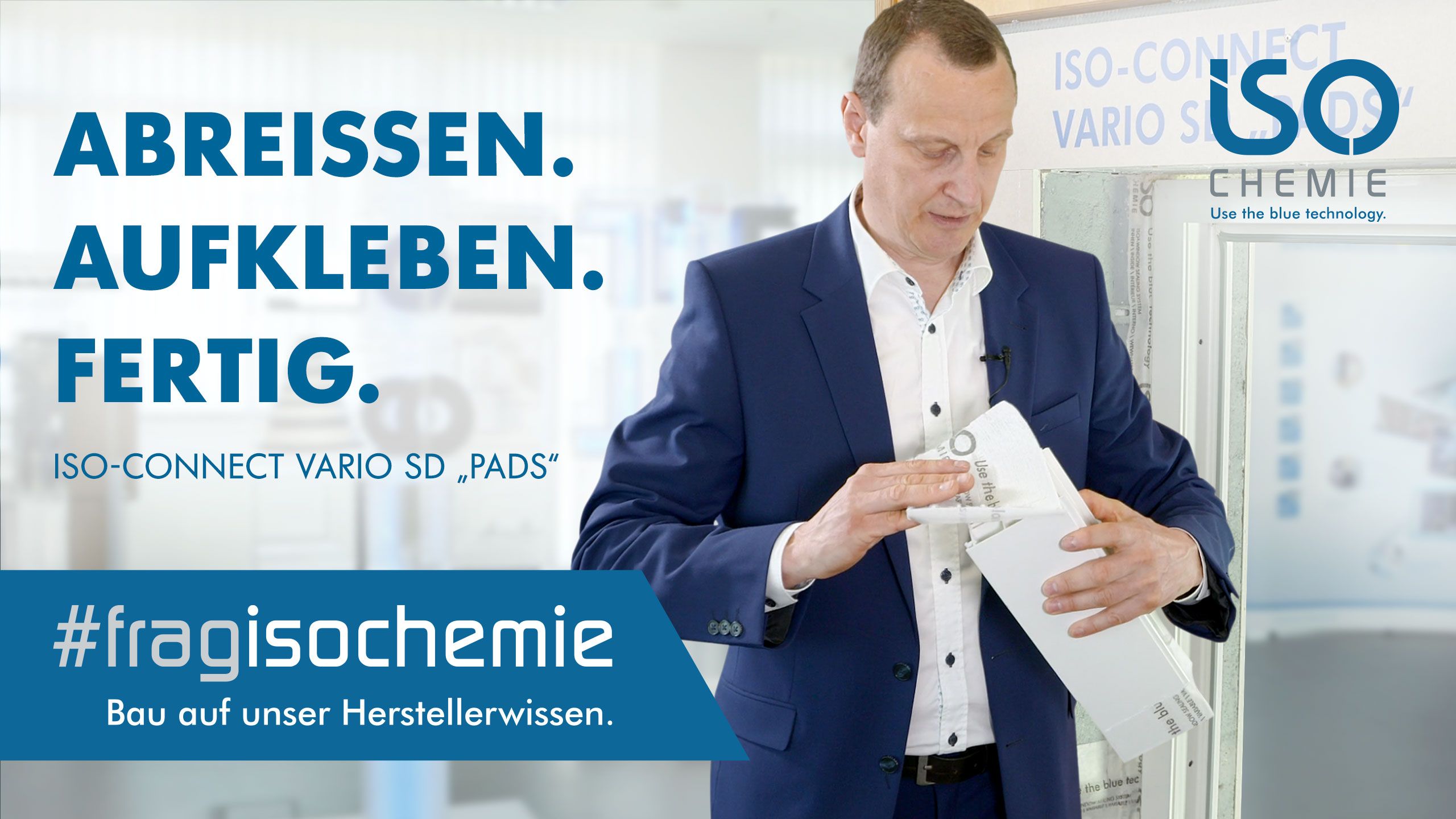 ISO-CONNECT VARIO SD „PADS” – Vorgefertigte Klebepads zur punktuellen Abklebung von Bauteilen