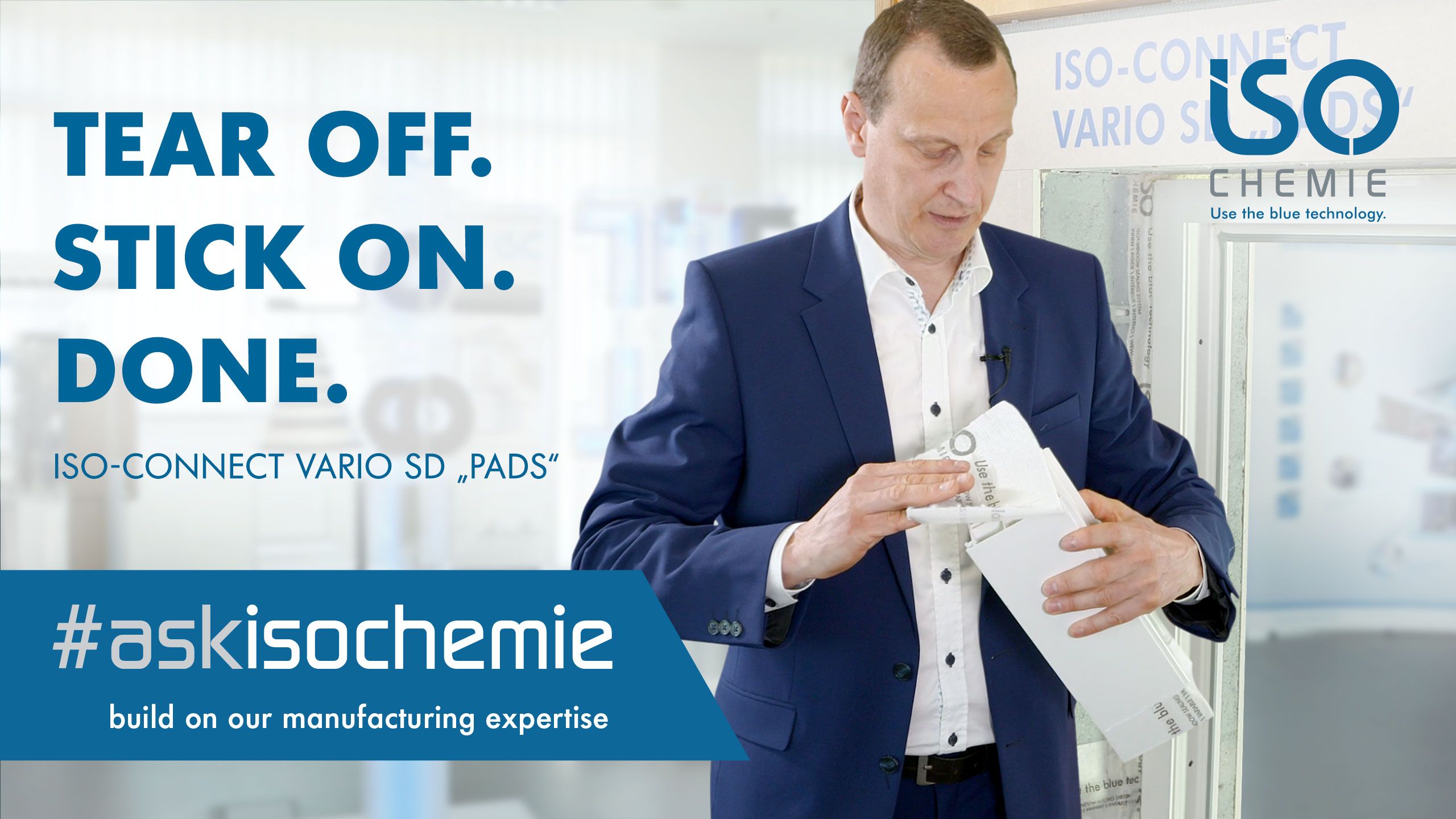 ISO-CONNECT VARIO SD „PADS“ – Ready-to-use adhesive pads for spot-masking components and leaks 