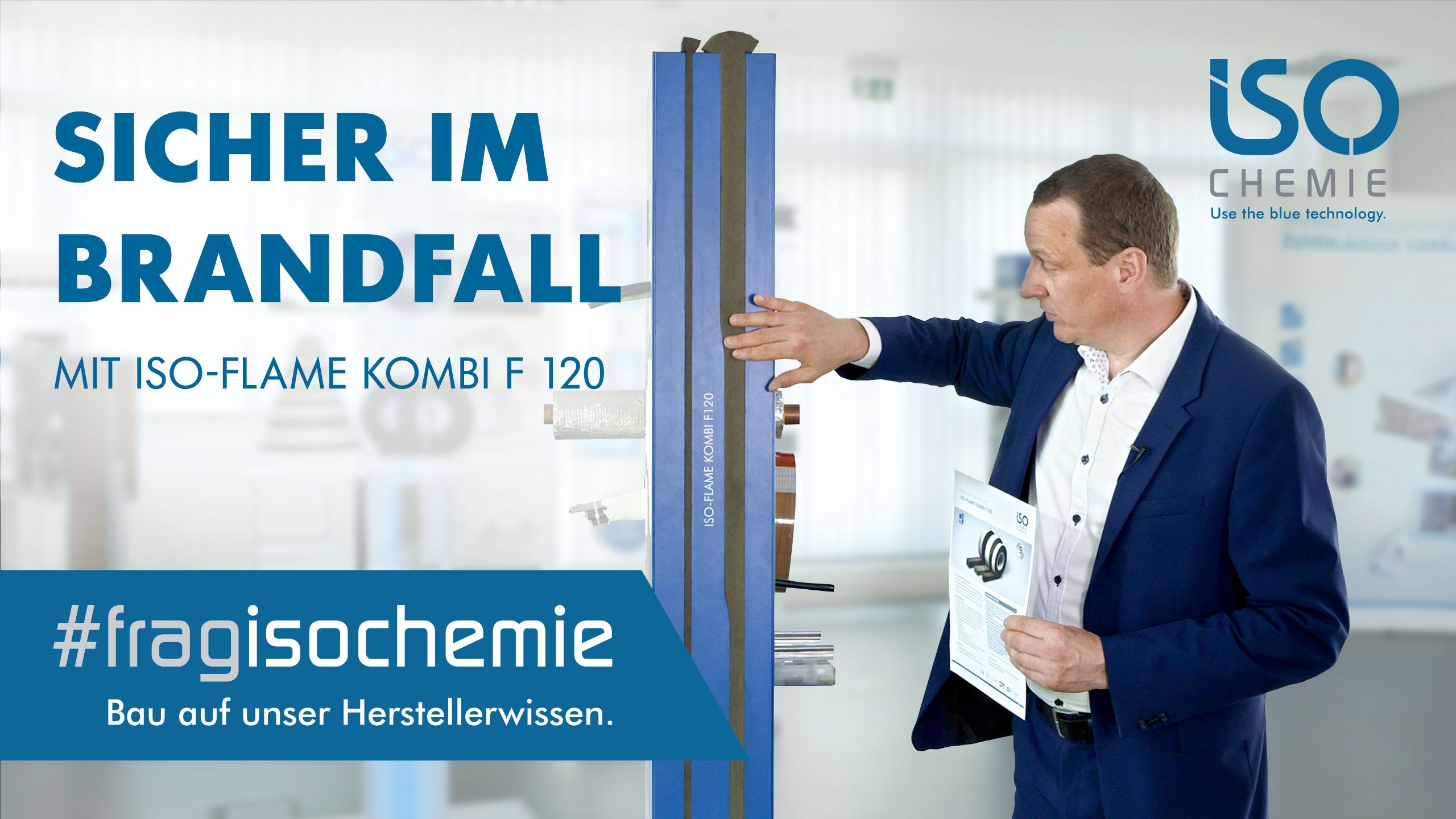 ISO-FLAME KOMBI F 120 – das Fugendichtband zur Brandabschottung