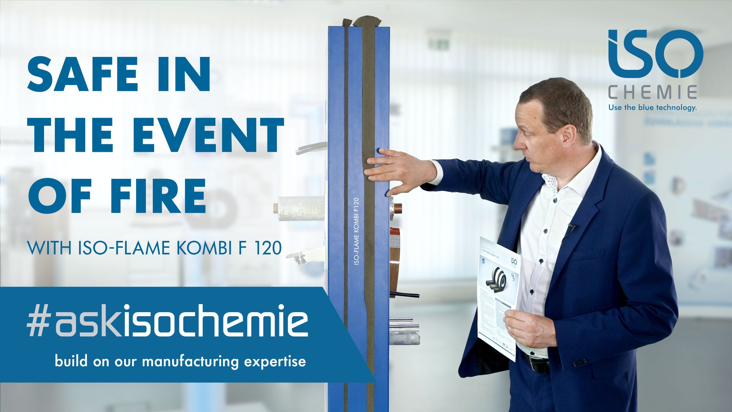 ISO-FLAME KOMBI F 120 – Fire stop joint sealing tape 