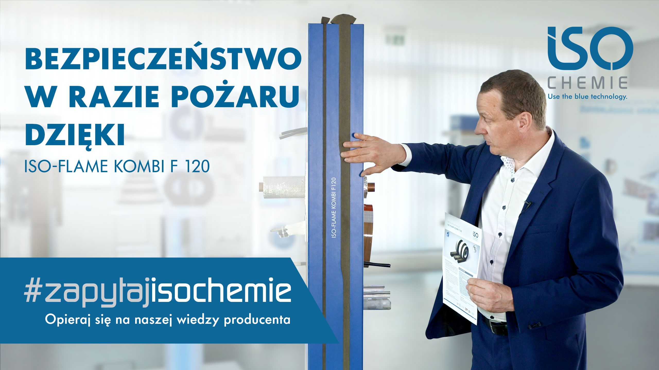 ISO-FLAME KOMBI F 120 - Taśma uszczelniająca fugi do spoin ognioodpornych