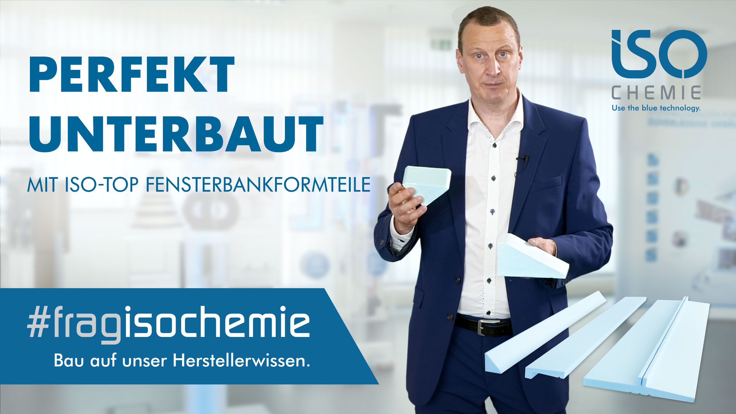 ISO-TOP FENSTERBANKFORMTEILE – Maßgeschneiderte Wärmedämmung und Unterbauung von Fensterbänken