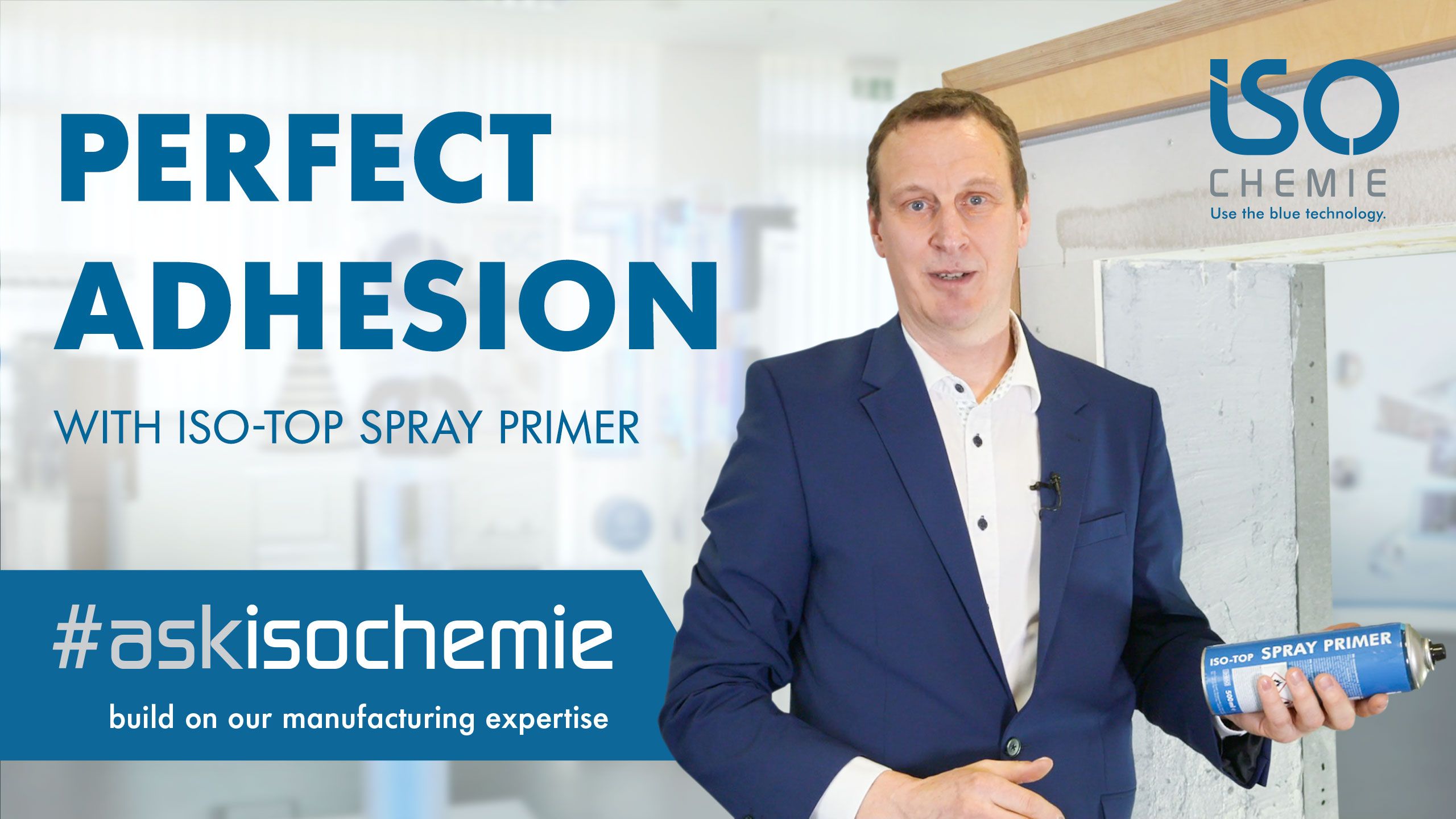ISO-TOP SPRAY PRIMER – spray-on bonding agent for foils, joint sealing tapes, multifunctional tapes 