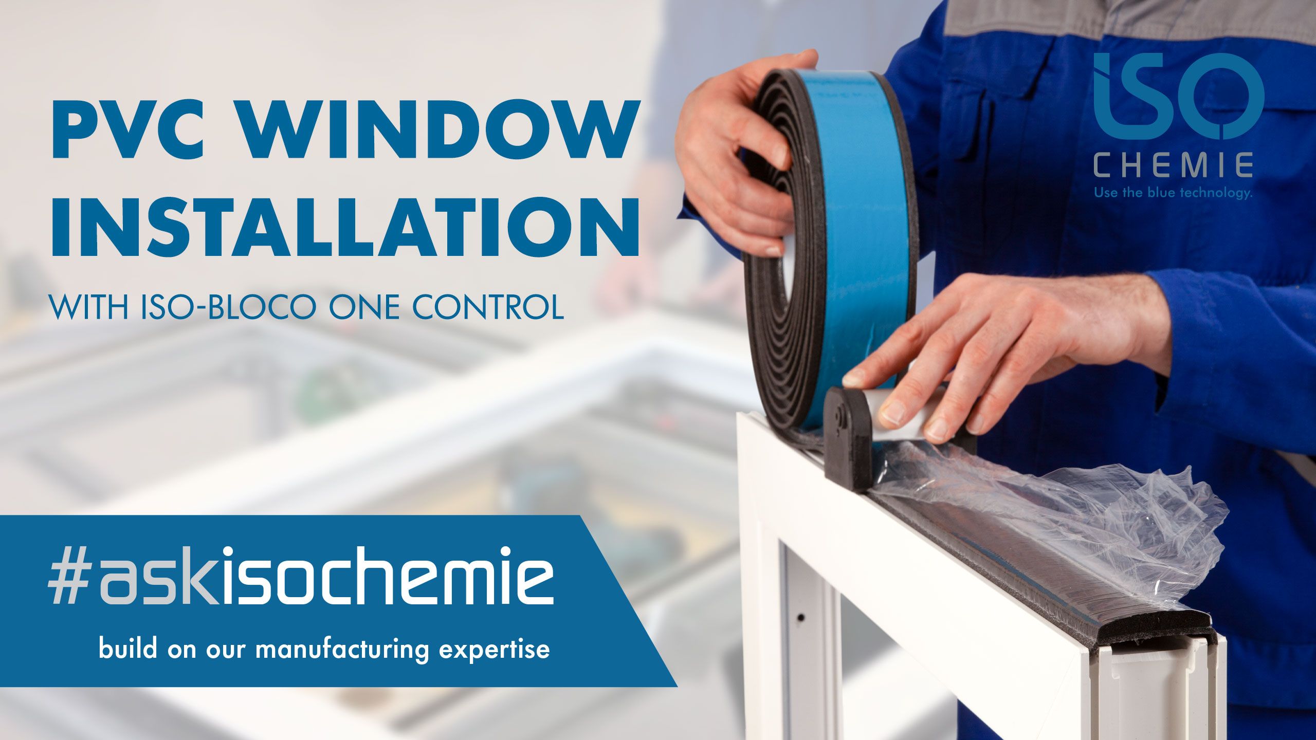 Multi-function joint sealing tape: Pre-fitting on PVC windows