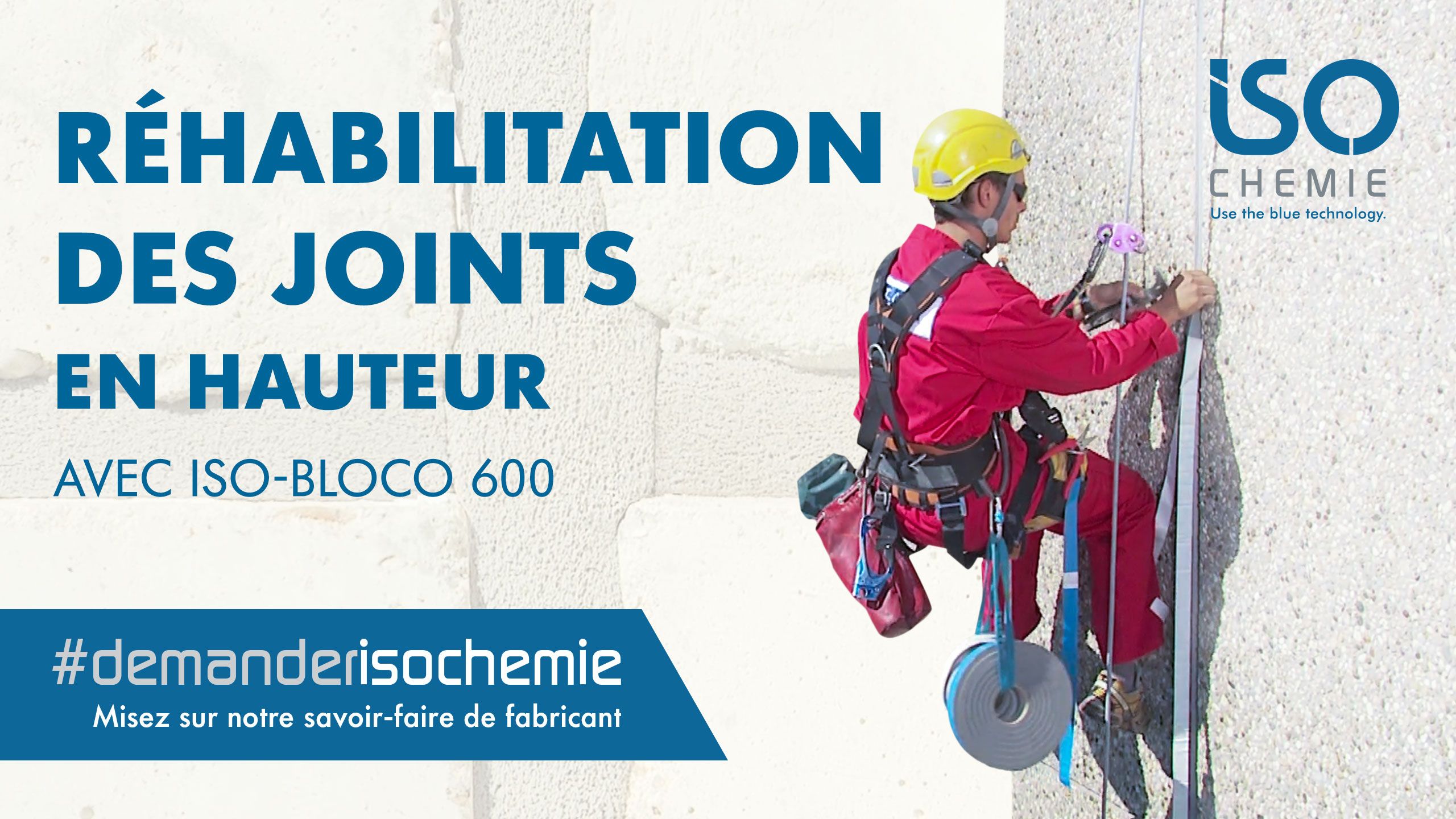 Rénovation de joints de façade en béton – Bande d'étanchéité pour joints ISO-BLOCO 600