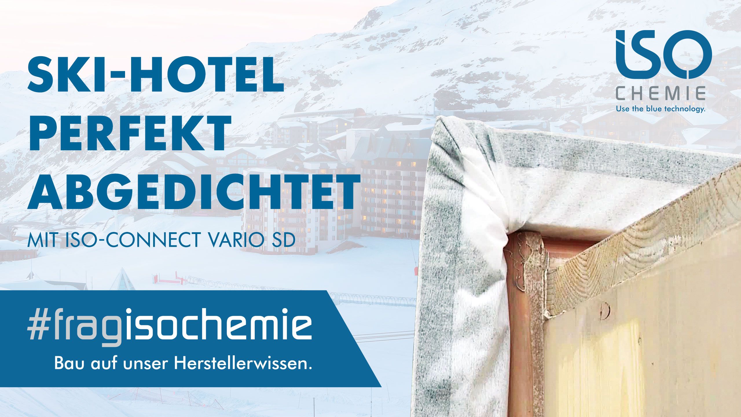 ISO-CONNECT VARIO SD – Abdichtung mit Fensteranschlussfolien