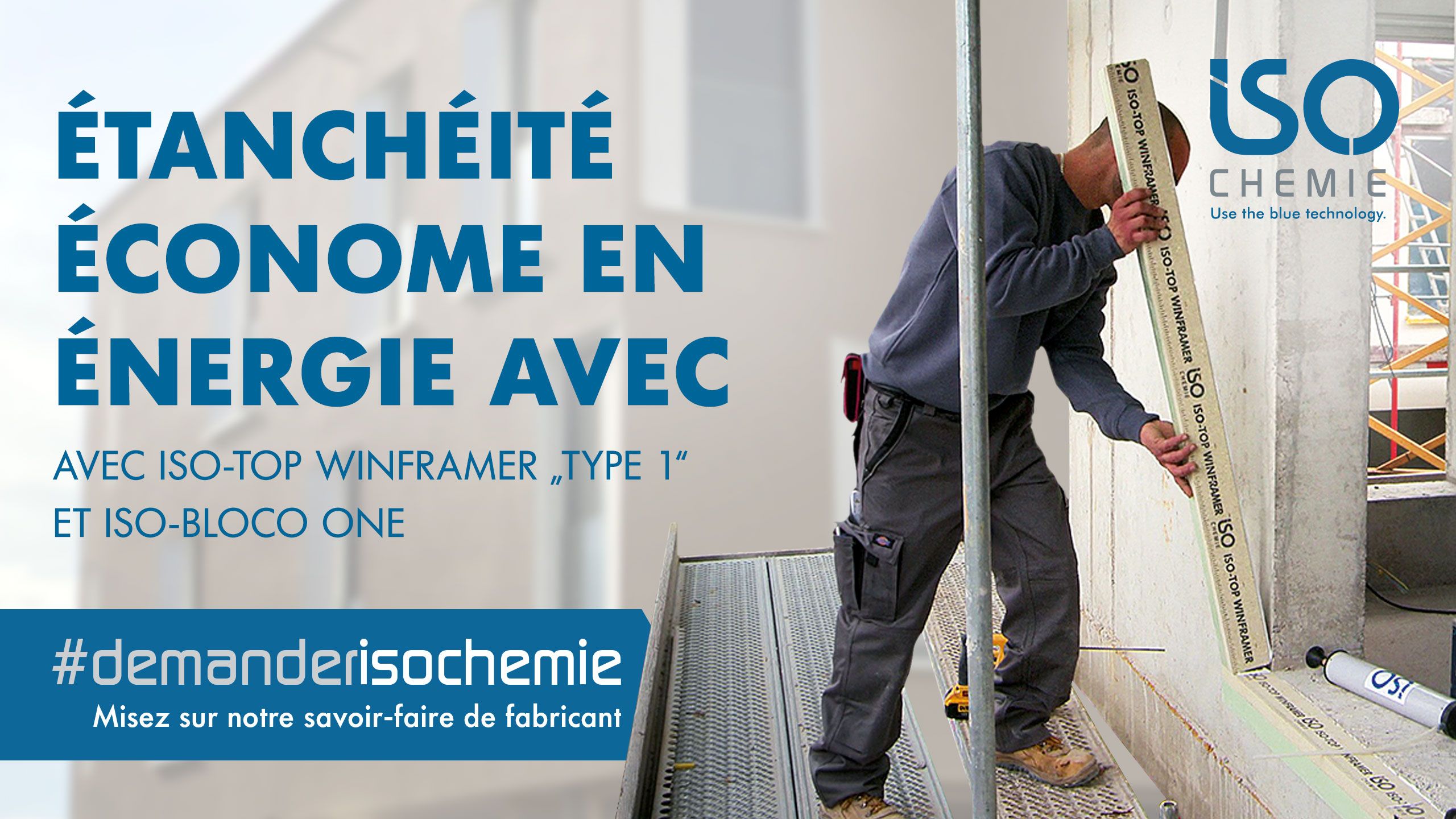Montage en saillie murale avec WINFRAMER et étanchéité de fenêtre avec la bande multifonctionnelle 