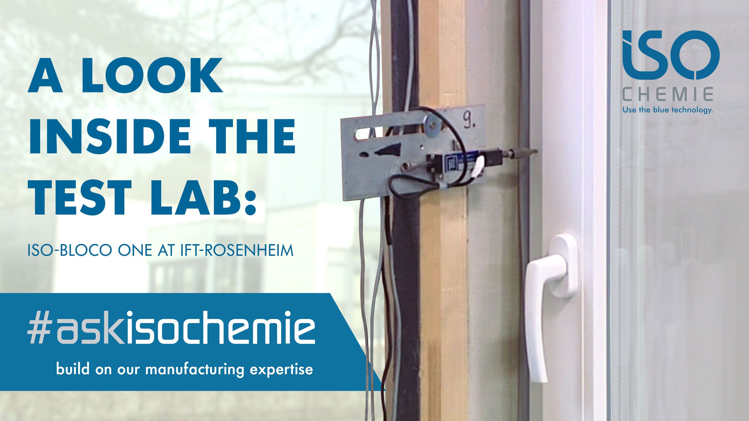 Multi-function joint sealing tape testing at ift-Rosenheim