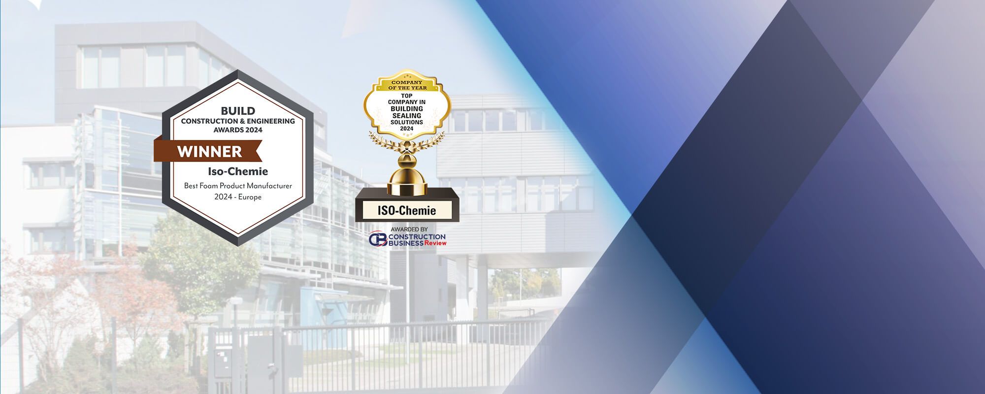 SEALING SPECIALIST ISO-CHEMIE HONOURED WITH TWO INTERNATIONAL AWARDS