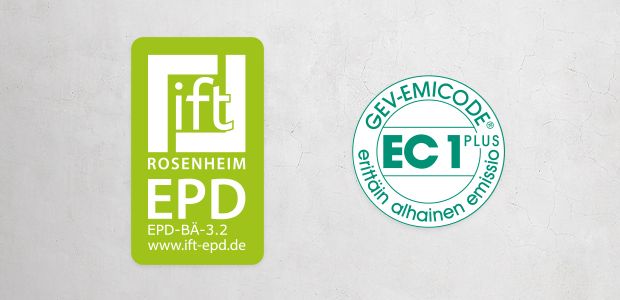 ISO-BLOCO HYBRATEC ON SAANUT TUNNUSTETTUJA YMPÄRISTÖSERTIFIKAATTEJA