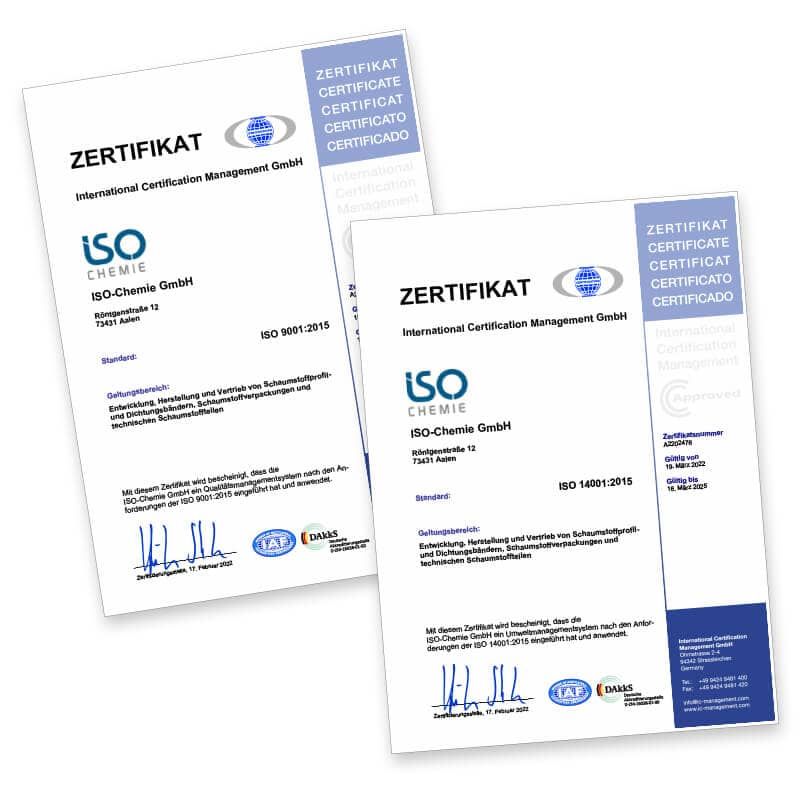 ISO-14001 und ISO-9001